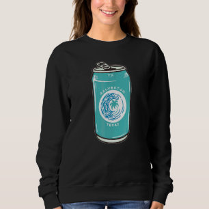 Sweatshirt Galveston Texas Tx Plage Bière Soda Boîte Cadeau
