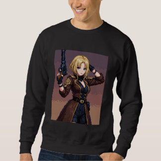 Sweatshirt Gaming Pixel Art Blanket – Cozy Gamer Mood