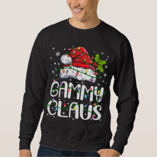 Sweatshirt Gammy Claus Noël Santa Chapeau Correspondances Fam