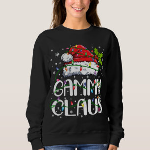 Sweatshirt Gammy Claus Noël Santa Chapeau Correspondances Fam