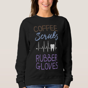 Sweatshirt Gants de café et gants en caoutchouc