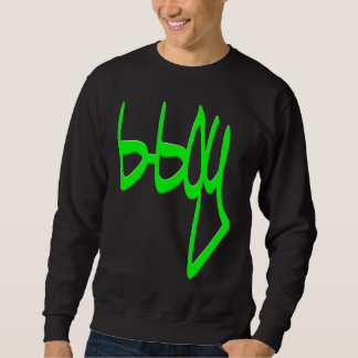 Sweatshirt garçon de b, VERT du style GBK