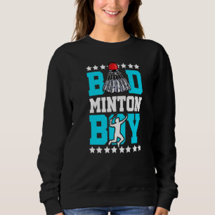 Sweatshirt Garçon de badminton Nom Définition Volant Badminto