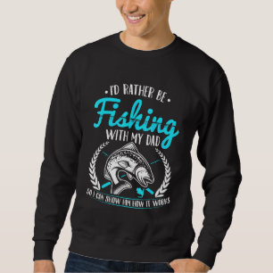 Sweatshirt Garçons Pêche Enfants Poisson Papa Son Corresponda