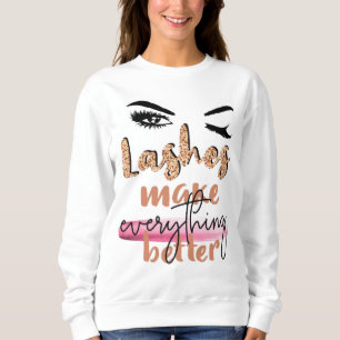 Sweatshirt Garde Tes Cils Longs Chemise De Normes Élevées