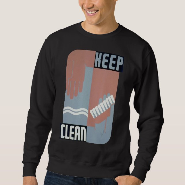 Sweatshirt Garder propre (Devant)