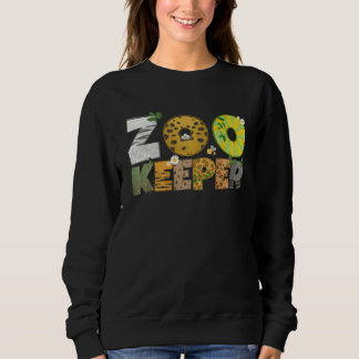 Sweatshirt Gardien de zoo Impression d'animal de faune de sav