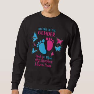 Sweatshirt Gardien Du Genre Rose Ou Bleu Grand frère Amour