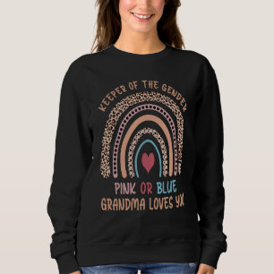 Sweatshirt Gardien Du Genre Rose Ou Bleu Grand-Mère Vous Aime