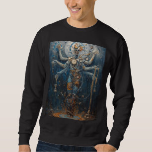 Sweatshirt Gardien Éternel du Temps Divinité Surréaliste d'Ho