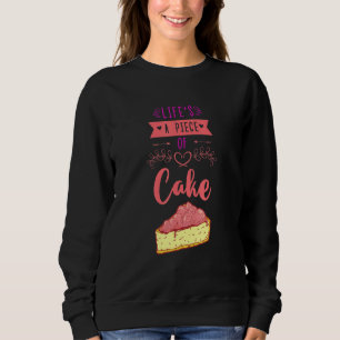 Sweatshirt Gâteau de la vie Pâtissier Cupcake Biscuit