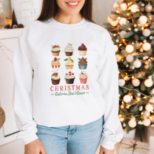 Sweatshirt Gâteaux sucrés Vintages amusants Noël