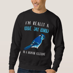 Sweatshirt Geai de Steller Costume Humain Artistic Blue Jay O