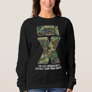 Sweatshirt Génération X Camo Pas de participation Trophées