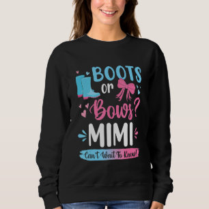 Sweatshirt Genre Révéler Bottes Ou Vaches Mimi Matching Baby