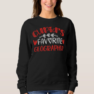 Sweatshirt Géographe Favori Cupid S Romance Couples Hommes De