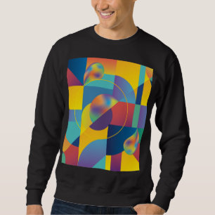 Sweatshirt Géométrique créative : couverture Vintage Abstrait