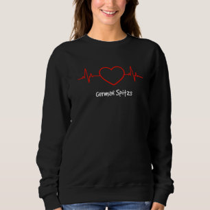 Sweatshirt Germain Spitz Heartbeat Amour My Dog