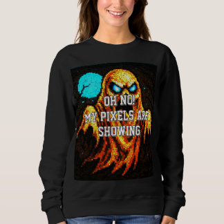 Sweatshirt Ghost Pixel Rétro