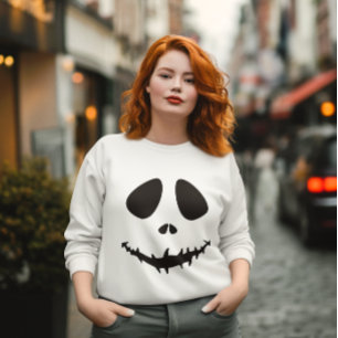 Sweatshirt Ghoul, Monstre De Grimace