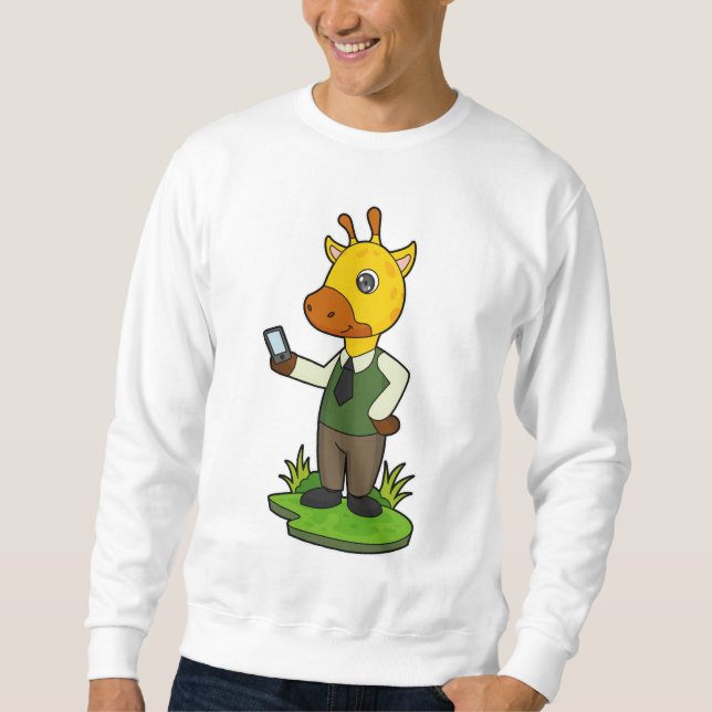 Sweatshirt Giraffe avec mobile (Devant)