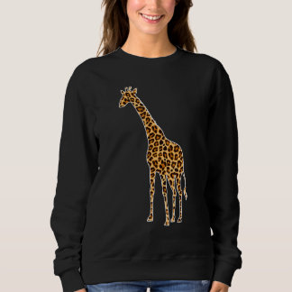 Sweatshirt Giraffe Pet Poster de animal Leopard Girls Femmes