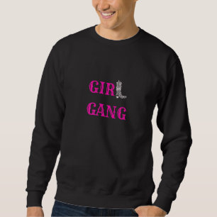 Sweatshirt Girl Gang Southern Boot Vintage Western