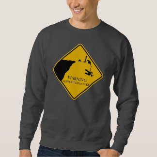 Sweatshirt Glissant d'avertissement si humide