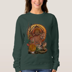 Sweatshirt "GLOIRE DU TIGRE" Tigre Malais