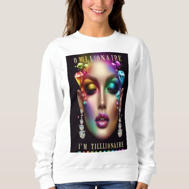 Sweatshirt 💎 ✨ "Glow Gemstone" ✨ 💎 (Devant)