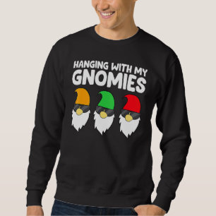Sweatshirt Gnomes de jardin accroché à mes Gnomies Christmas 