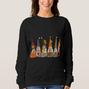 Sweatshirt Gnomes Groupes Amis Costumes Halloween Autumn Pu