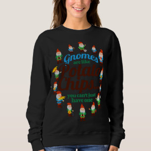 Sweatshirt Gnomes sont comme des chips de pommes de terre Jar