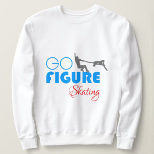 Sweatshirt Go Figure Patinage amusant beau
