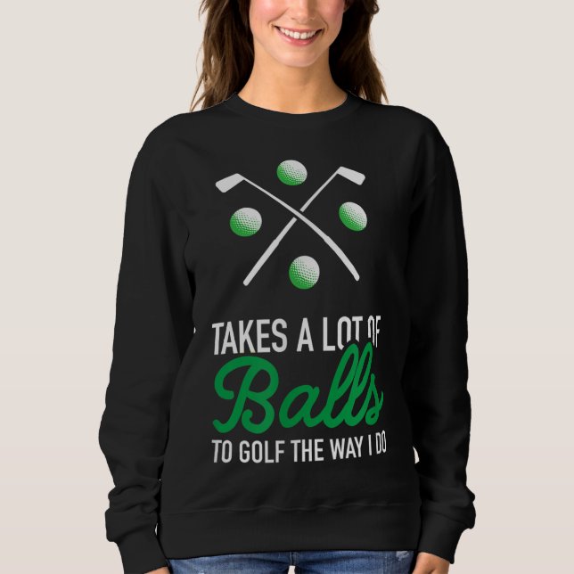 Sweatshirt Golf amusant pour Golfers Golfing Graphic Idée cad (Devant)