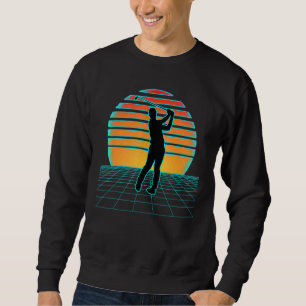 Sweatshirt Golf Synthwave Rétrowave les années 70 80s Sports