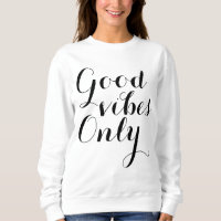 Good Vibes Seulement Heureuse Typographie De Mise