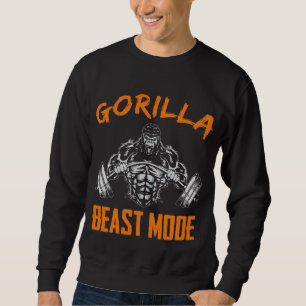 Sweatshirt Gorilla Poids Bête Poids Puissant Fitness