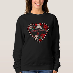Sweatshirt Goth en formation pour l'esthétique gothique adole