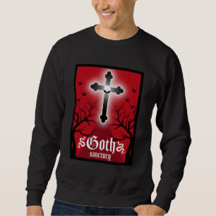 Sweatshirt Goth Post Punk Mode