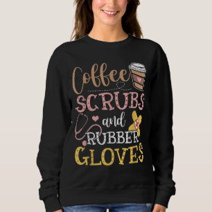 Sweatshirt Gousses De Café Et Gants En Caoutchouc