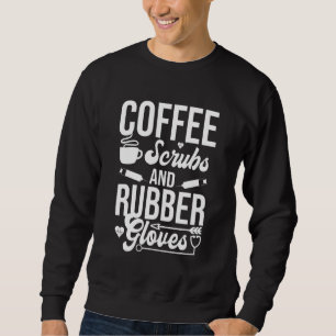Sweatshirt Gousses De Café Et Gants En Caoutchouc