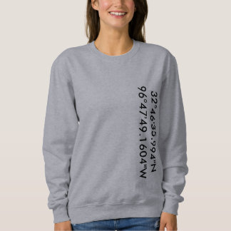 Sweatshirt GPS personnalisé