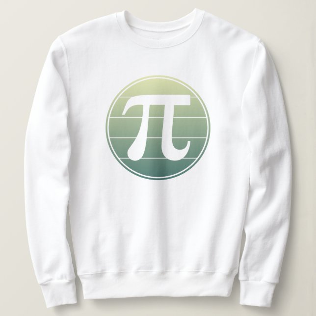 Sweatshirt Gradient | Happy Pi Day Math (Design devant)