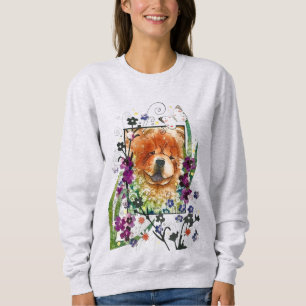 Sweatshirt GRAINS DE CHANGEMENT chow rouge
