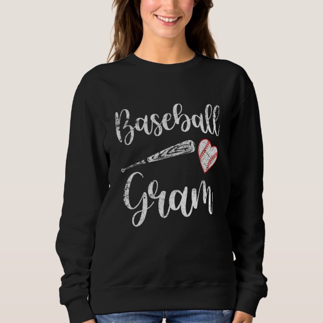 Sweatshirt Grammaire de baseball vintage Baseball (Devant)