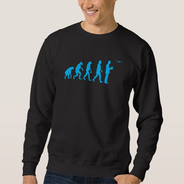 Sweatshirt Grand Drone Evolution Fyling Drones Pilote (Devant)
