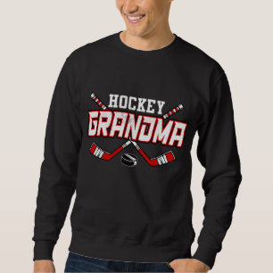 Sweatshirt Grand-mère de hockey pour femmes Fête des Mères Vi