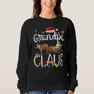 Sweatshirt Grand-père Claus Funny Grandma Santa Pajamas Chris
