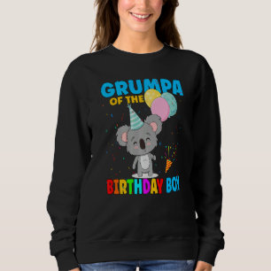 Sweatshirt Grand-Père De L'Anniversaire Boy Koala Famille Our